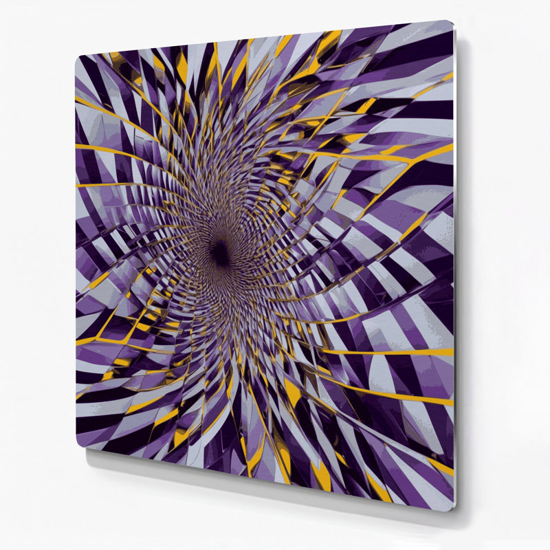 Art mural gris Op Op 57, H 192 po x l 192 po x P 0,05 po