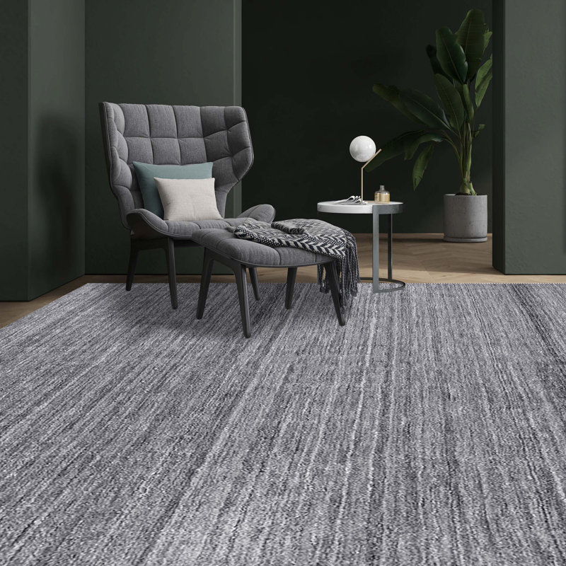 Area Rug in Charcoal