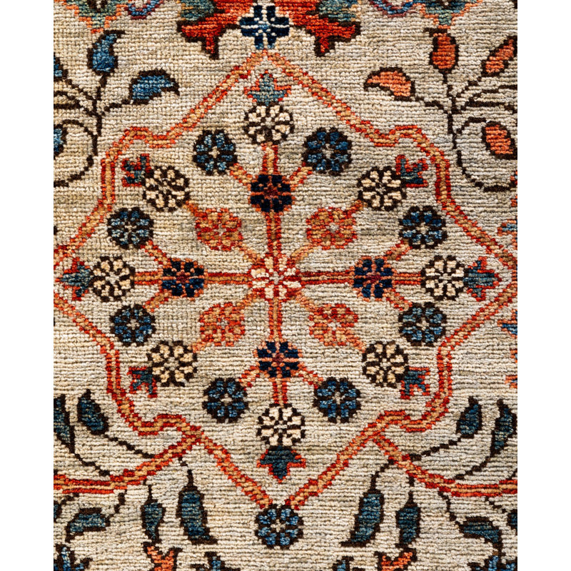 Serapi One-of-a-Kind 8' 0" X 9' 8" Hand Knotted Area Rug