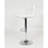 Swivel Faux Leather Adjustable Hydraulic Bar Stool, Set Of 2, White-666184391