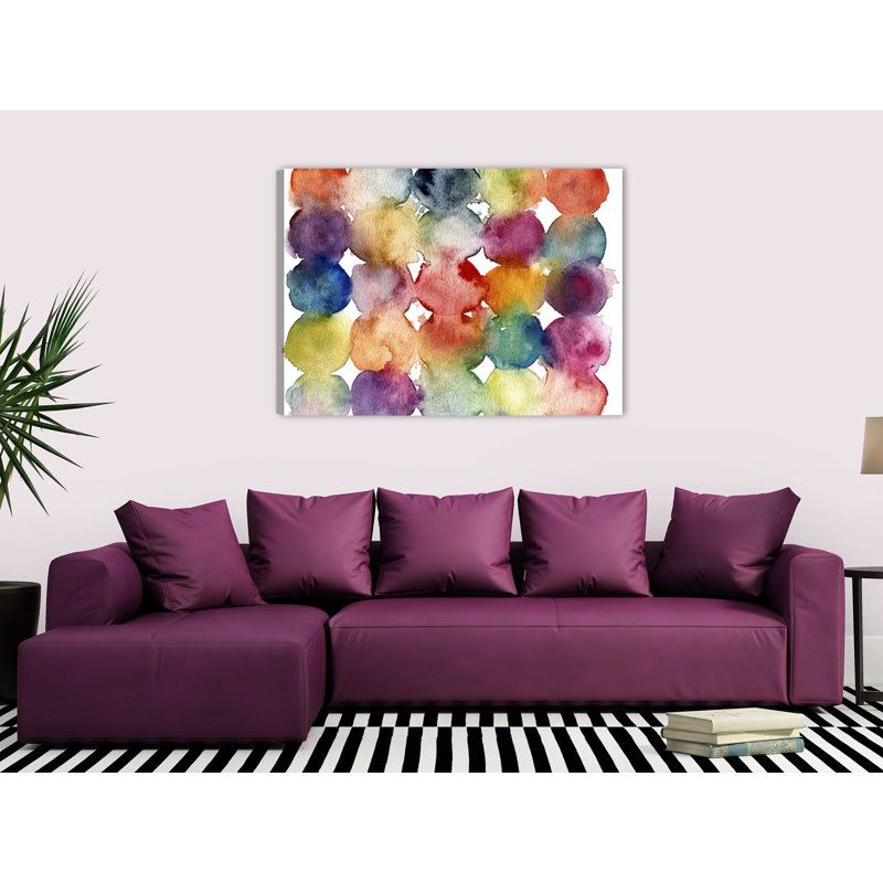 Spectrum Side by Side - Impression sur toile tendue, H 32 po x l 48 po x 1,5 po
