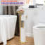 Porte-papier hygiénique sur pied avec plateau de rangement et organisateur de rouleau supplémentaire, fabrication en acier inoxydable robuste pour le décor de la salle de bain-665616661