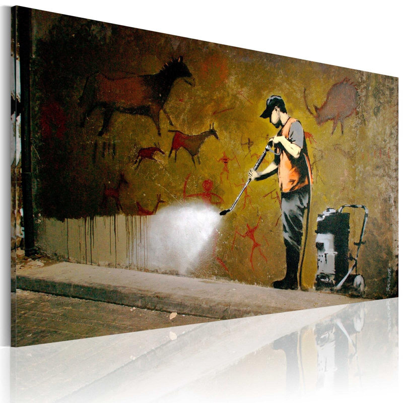 Tonua Banksy blanchissant Lascaux 5 pièces
