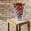 Porcupine Vase-Dark Amber-Tall