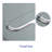44"-48" W X 72" H Single Sliding Framed Shower Door with Tempered Glass, Stainless Steel Accessories-69966371