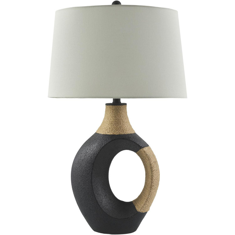 Lampe de table Adontae, Noir