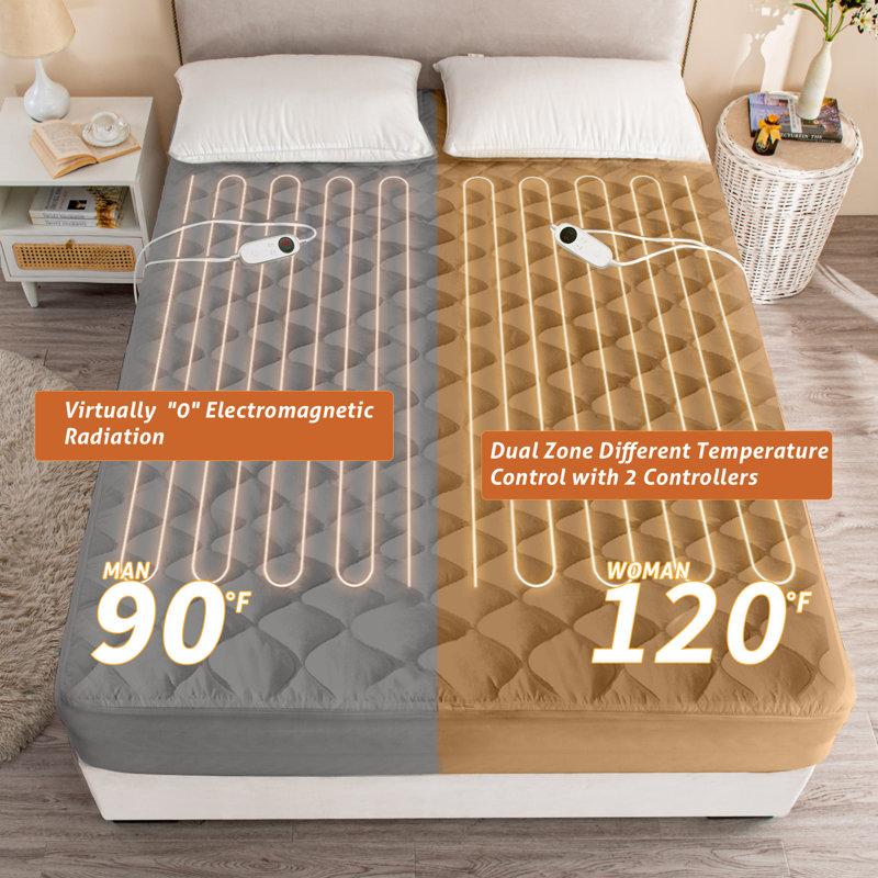 Protège-matelas chauffant électrique Aladino, Très grand