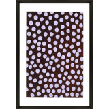 Lilac On Maroon By Michela Sorrentino - Framed Wall Art