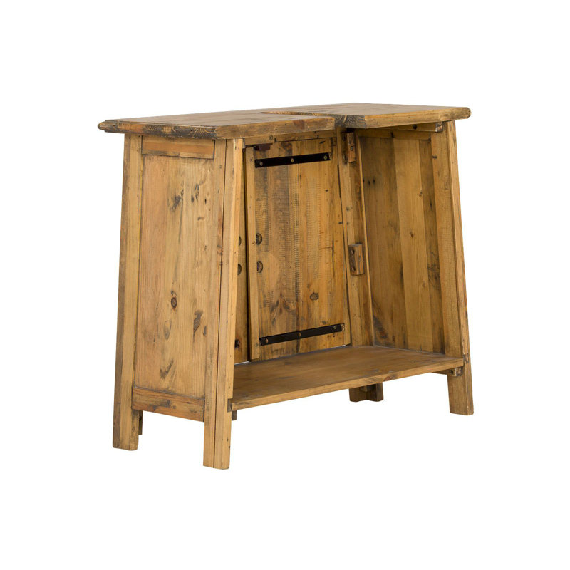 Rover 70cm Single Bathroom Vanity Base Only in Brown