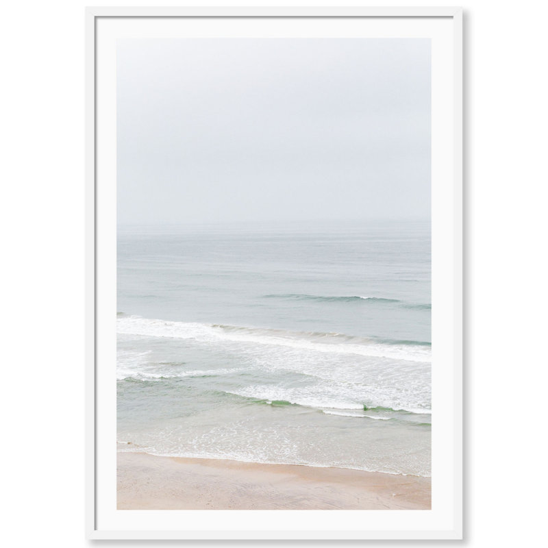 Pastel Breeze Print by Carly Tabak, White Wood, 31" W x 44" H