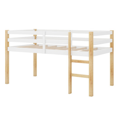 Structure de lit mezzanine simple avec échelle