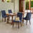 Modern Simplicity Linen Upholstered Dining Chairs Set of 4-1878337992