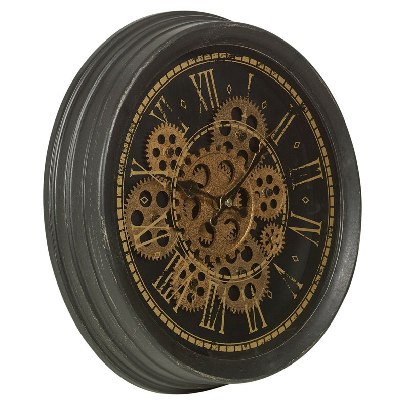 Norb Wall Clock, Gold