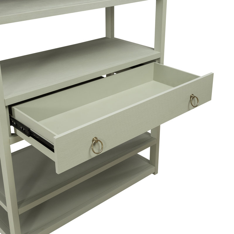 Ballentine 39'' Accent Bookcase, Navy Blue