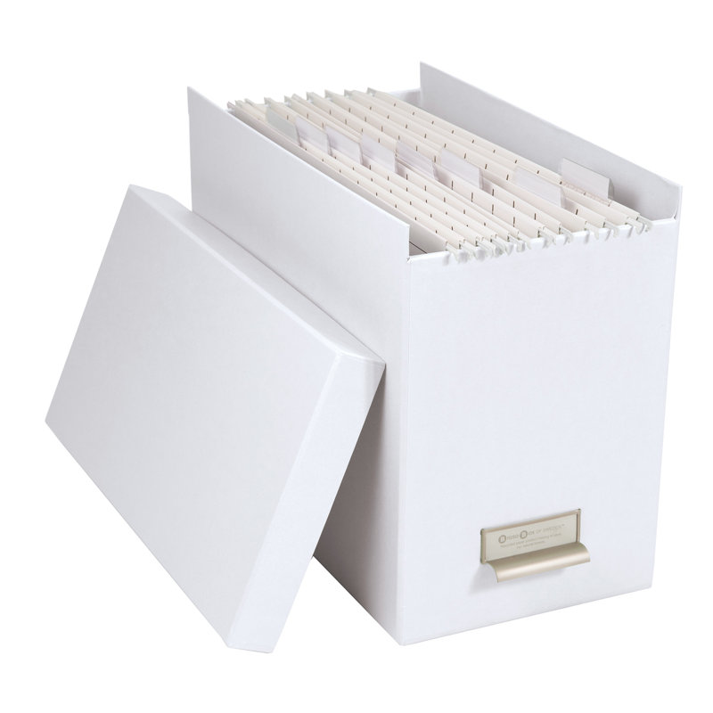 John File Box, White