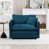 Chenille bleu