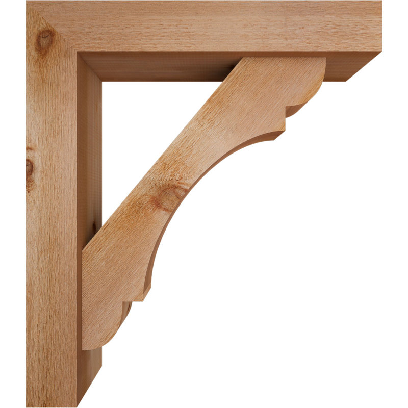 Support de bloc olympique avec entretoise décalée, 32 x 28, Cèdre rouge occidental de l 6 po (scié brut)