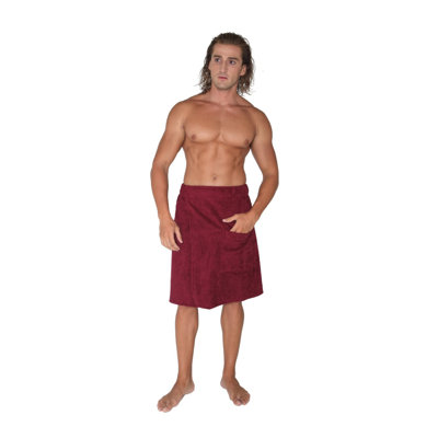Colquitt 100% Cotton Terry Cloth Boy / Man+ Above Knee Bathrobe with Pockets