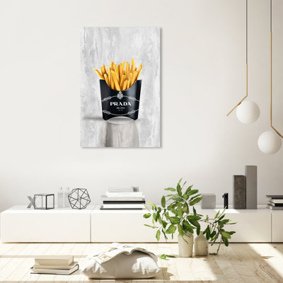 «Fashion and Glam Milan Style Fries Fashion Lifestyle», reproduction d'impression