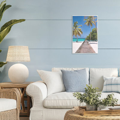 Plaque murale Pristine Morning Tropical Coast, design par Marcus Prime
