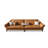 Orange Genuine Leather Modular Sofa cushion couch-2081742292-2081742295