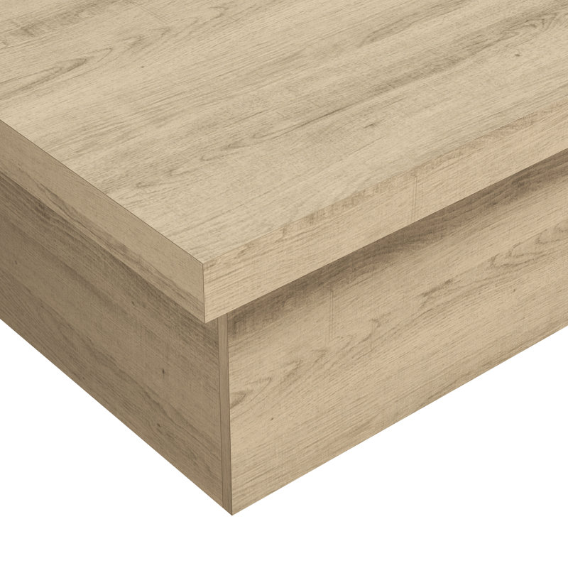 Table basse Caomhan Block, Chêne d'Oslo, 16.1" H x 35.4" L x 35.4" W