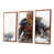 Brown Floater Framed Canvas