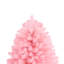 Arbre de Noël artificiel rose pré-éclairé-2102511237