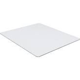 Lorell Rectangular Chair Mat with Straight Edge for Firm Surfaces ...