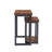 Claremont 18" Rustic Wood Nesting End Tables