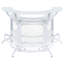 Ensemble de 3 barres de verre incurvées Chrystopher-110403795