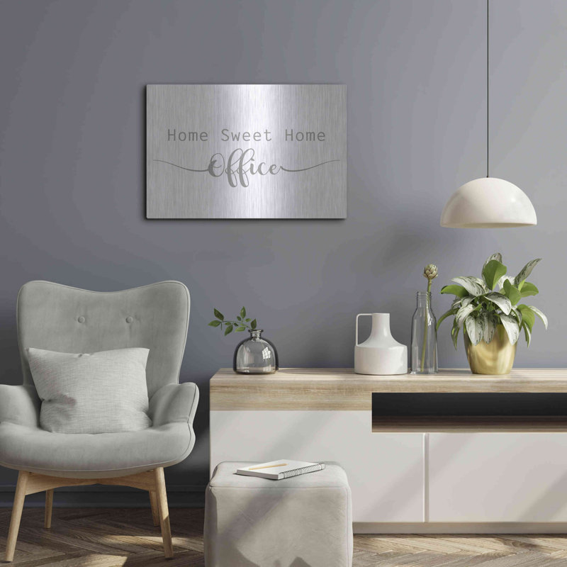 Home Sweet Home Office par Lauren Rader - reproduction de dessin non encadrée, H 16 po x l 24 po x P 0,13 po
