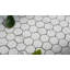 Carreau de mosaïque en pierre reconstituée pour mur et plancher 1 po x 1 po-86678584