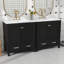 Ensemble de meuble-lavabo élégant avec lavabos en céramique et tiroirs cloisonnés-2104445995-2104446033-2104446037