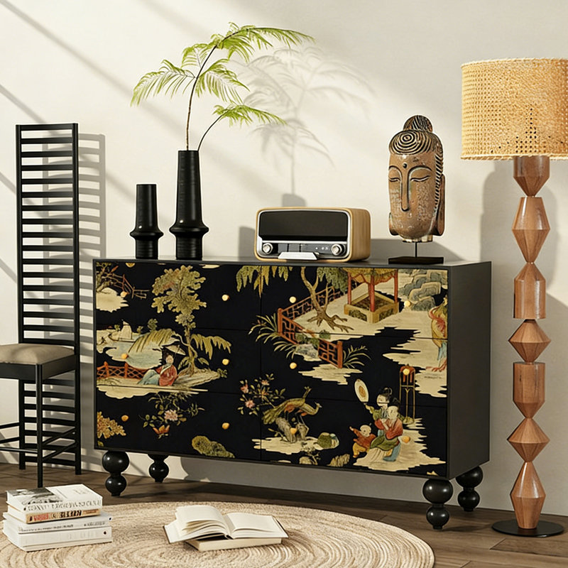 Nouveau buffet de style minimaliste chinois