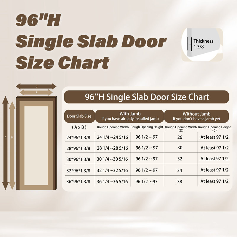 Porte intérieure à miroir pleine porte standard avec noyau blanc uni et apprêtée pour chambre à coucher et salon