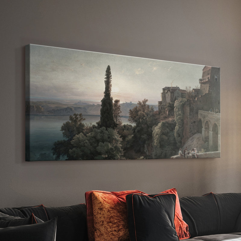 Série paysage - CMLXIV - Toile tendue avec châssis - Prêt à accrocher, H 24 po x l 48 po