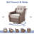 Elona 5-Person Outdoor PE Wicker Patio Conversation Set With 6" Thickness Cushions And Coffee Table-120284836