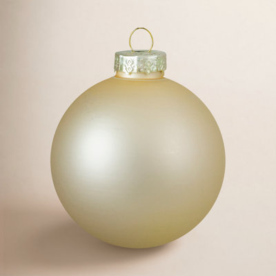 3" Glass Bauble