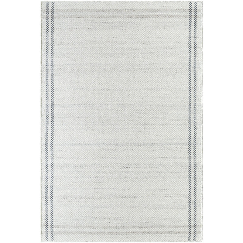 Tapis gris en laine Lavande, Rectangle 2 pi x 3 pi