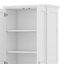 Armoire de rangement avec deux portes pour salle de bain, bureau, tablette réglable