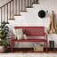 Powder Coated Steel Outdoor Bench-1200318908