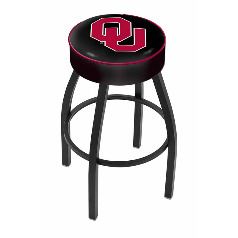 Tabouret de bar et de comptoir NCAA, Oklahoma, Noir, Tabouret de bar (assise de 30 po de hauteur)