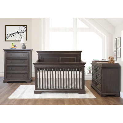36" W 4-Drawer Solid and Manufactured Wood Chest