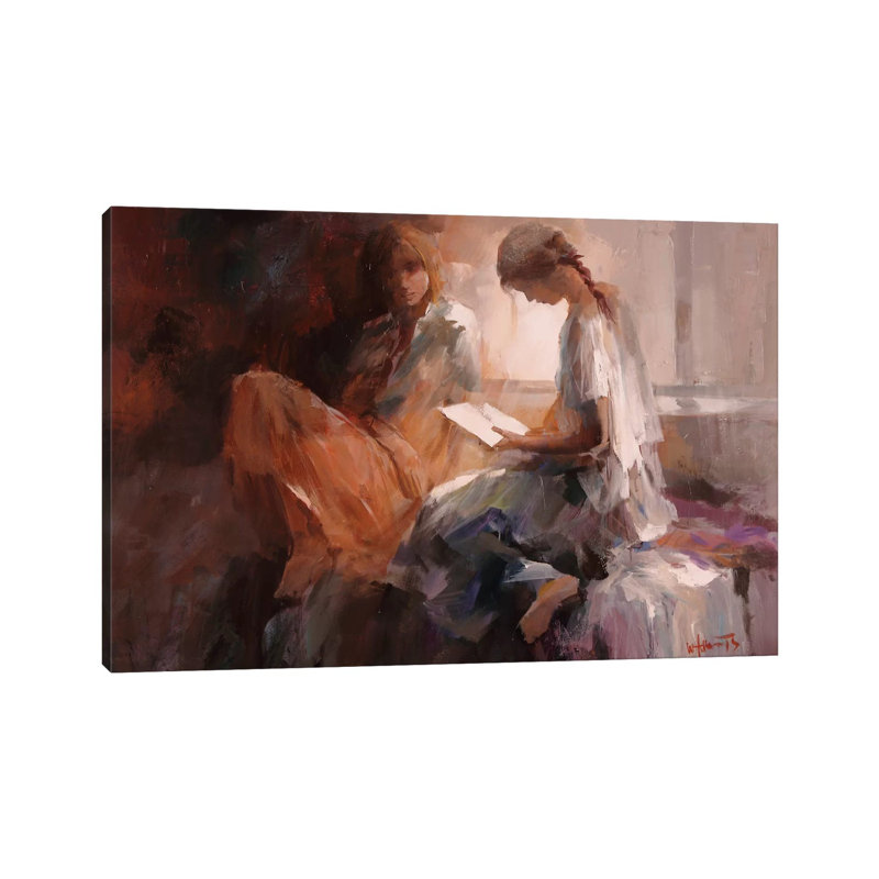 Koi III 1 Piece Wrapped Canvas Painting, 66.04 cm H x 45.72 cm W x 3.175 cm D