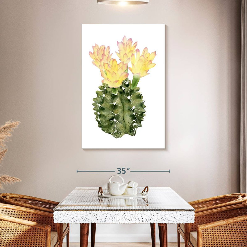 Harnek Dicat Cactus Bloom II, H 48 po x l 32 po