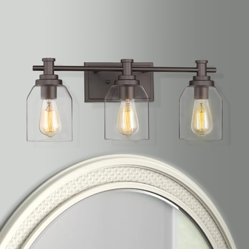 Vas 3 - Light Dimmable Vanity Light, Bronze