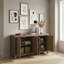 Armoire de rangement de style rustique moderne