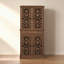 Armoire à 4 portes avec 1 tiroir, 4 tablettes réglables et conception anti-basculement pour un rangement et une sécurité accrus