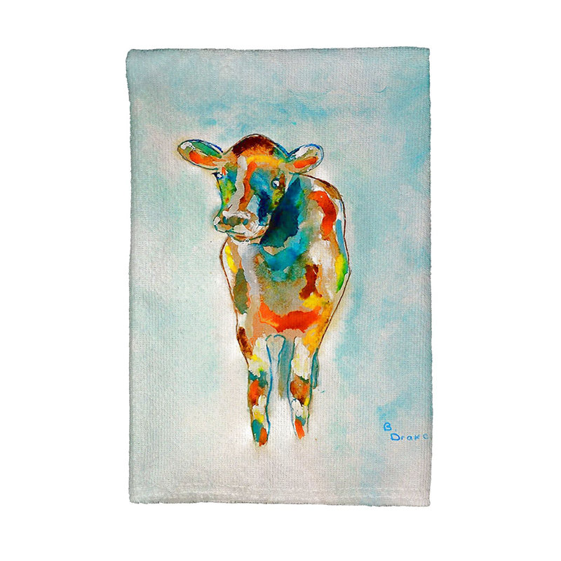 Serviette de thé vache